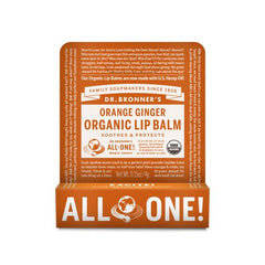 Dr. Bronners Organic Lip Balm - Orange Ginger - NEW