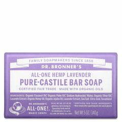 Dr. Bronners Pure-Castile Bar Soap - Lavender