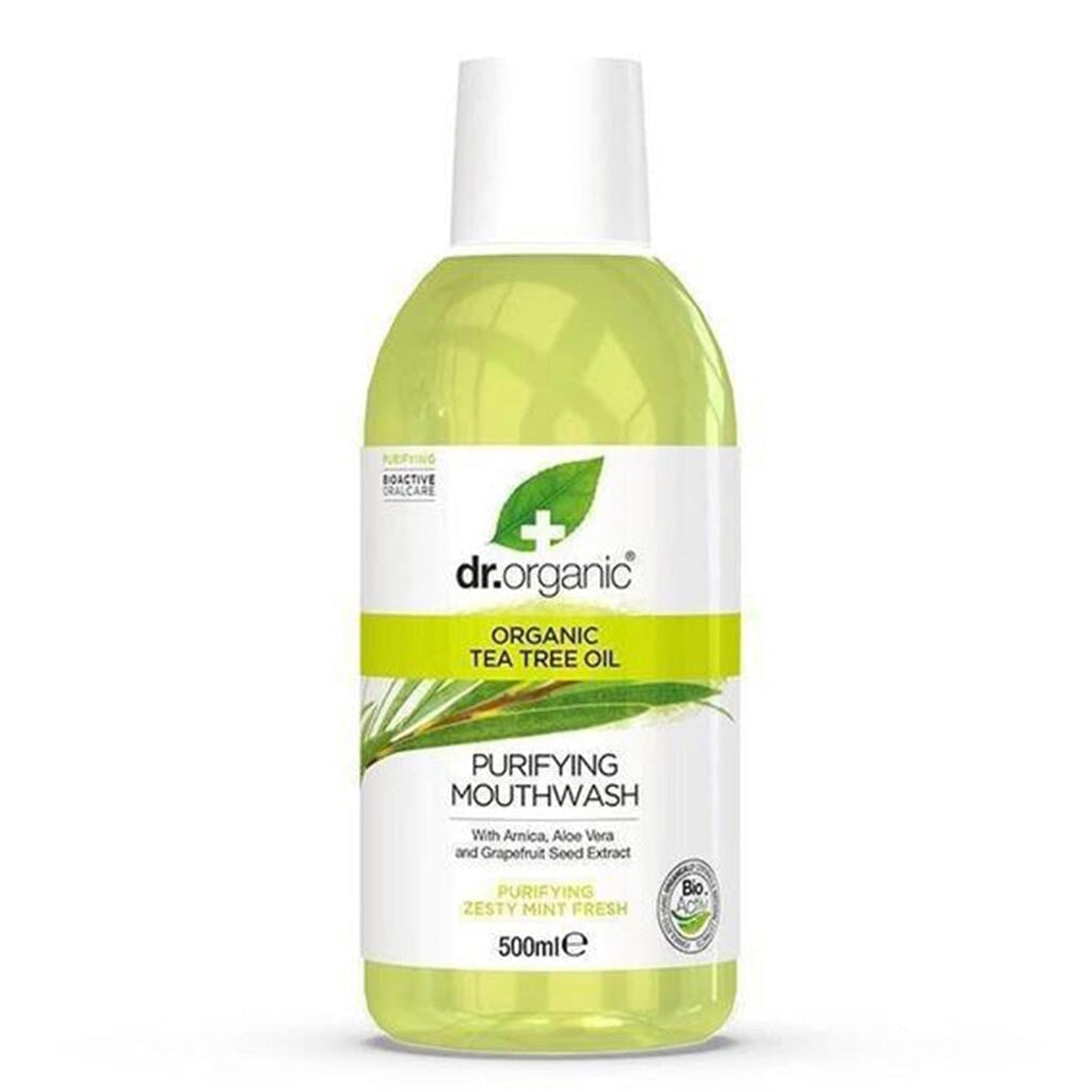 Dr Organic Mouthwash Organic Tea Tree Mr Vitamins