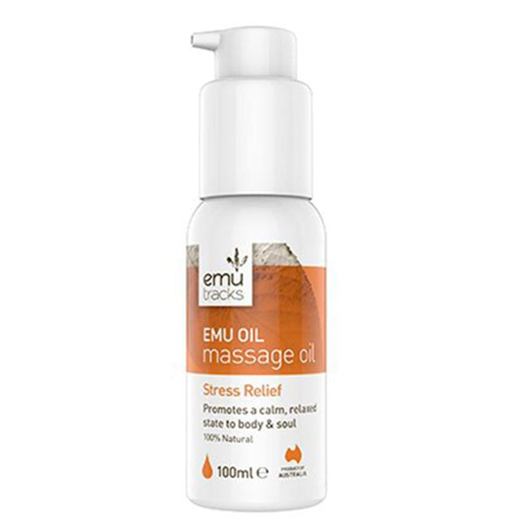 Emu Tracks Emu Oil Stress Relief Massage Oil