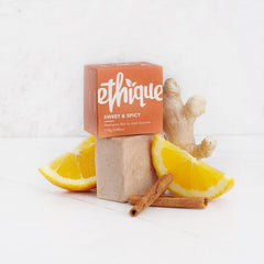 Ethique Solid Shampoo Bar Sweet & Spicy - Add Oomph