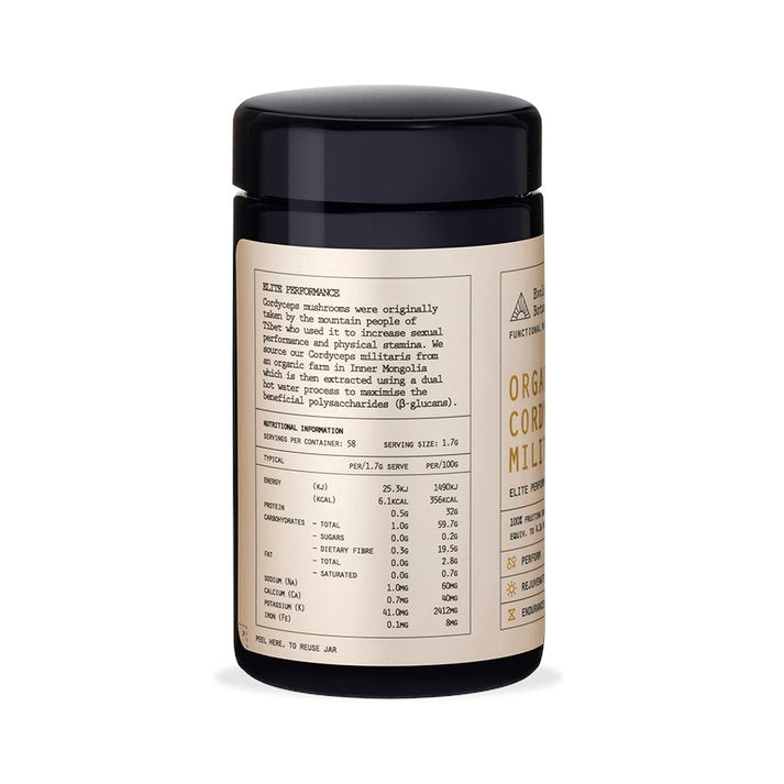 Evolution Botanicals Organic Cordyceps Militaris Elite Performance