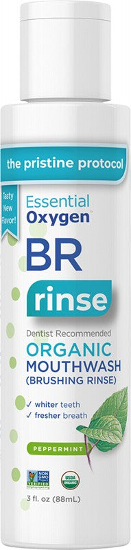 Essential Oxygen Toothpaste/Mouthwash Brushing Rinse - Peppermint