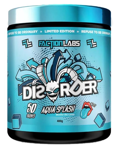 Faction Labs Disorder Pre-Workout Aqua Splash