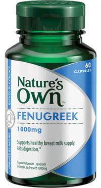 Natures Own Fenugreek 1000mg 60 Capsules | Mr Vitamins