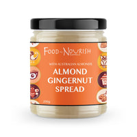 Food To Nourish Almond Gingernut Spread | Mr Vitamins