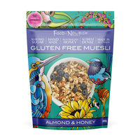 Food To Nourish Gluten Free Muesli Almond and Honey 600g | Mr Vitamins