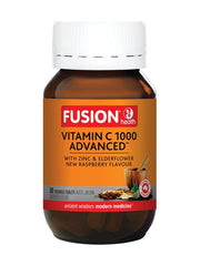 Fusion Health Vitamin C 1000 Advanced With Elderflower Chewable