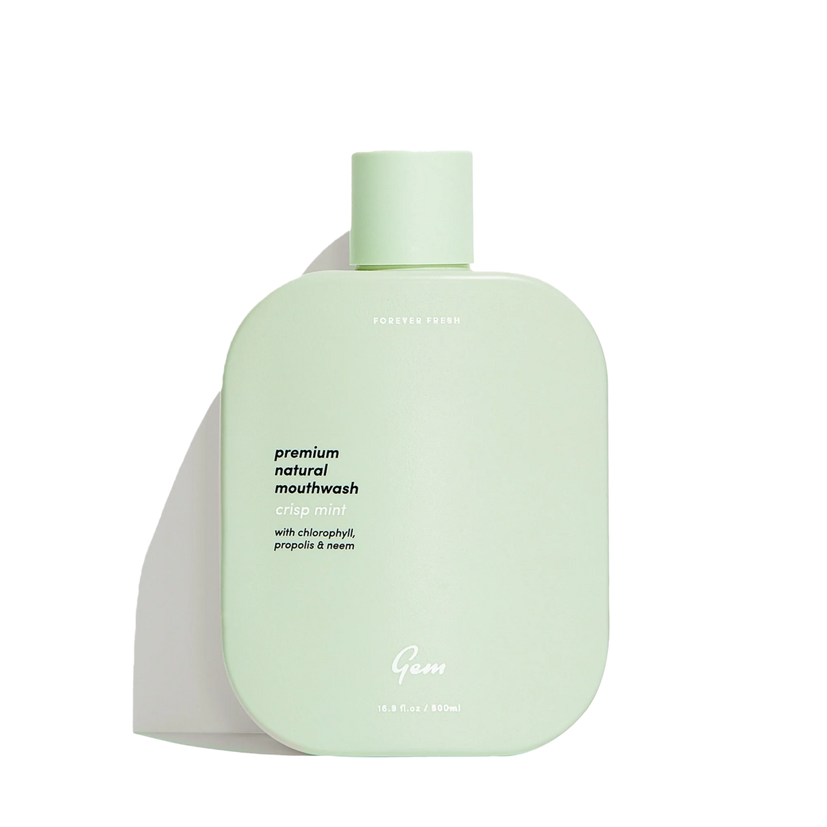 GEM Mouthwash Premium Natural Crisp Mint