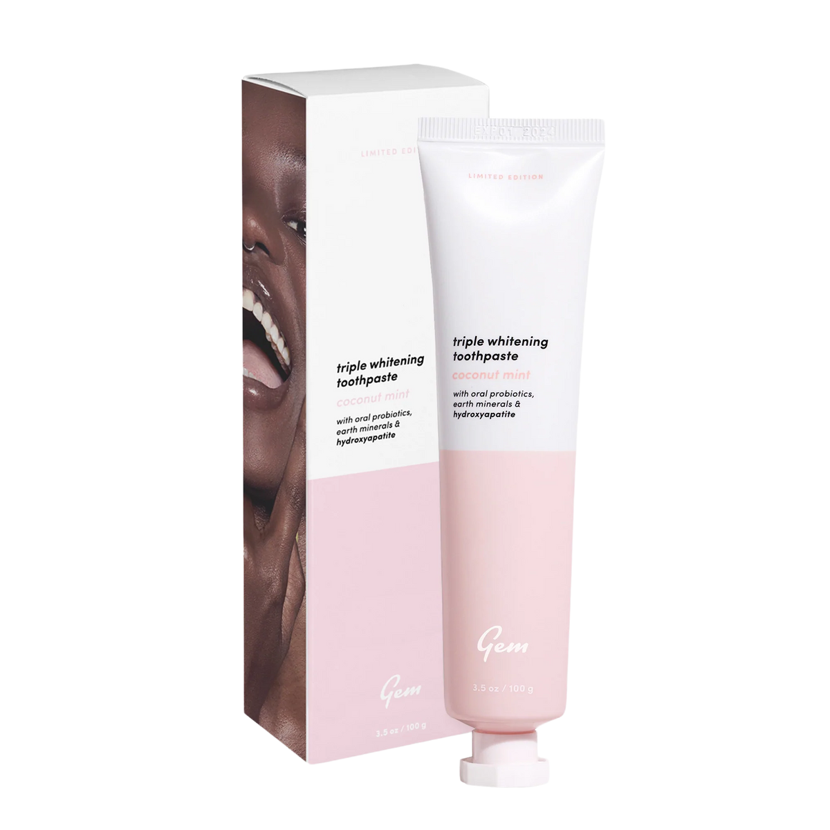 GEM Toothpaste Triple Whitening Coconut Mint