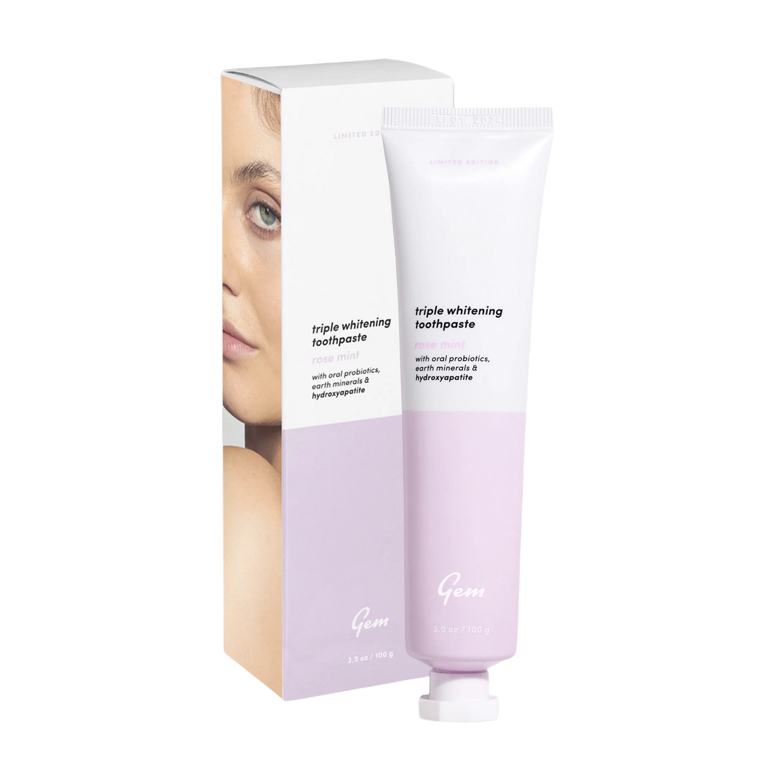 GEM Toothpaste Triple Whitening Pink Marshmallow
