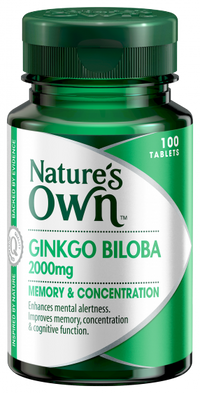Natures Own Ginkgo Biloba 2000mg