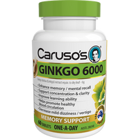 CARU GINKGO 6000 60T 60 Tablets | Mr Vitamins