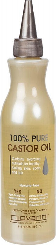 Giovanni 100% Pure Castor Oil | Mr Vitamins