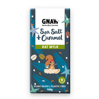 GNAW CHOCOLATE Handcrafted Oat Milk Chocolate Sea Salt and Caramel | Mr Vitamins