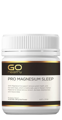GO Healthy Pro Magnesium Sleep | Mr Vitamins