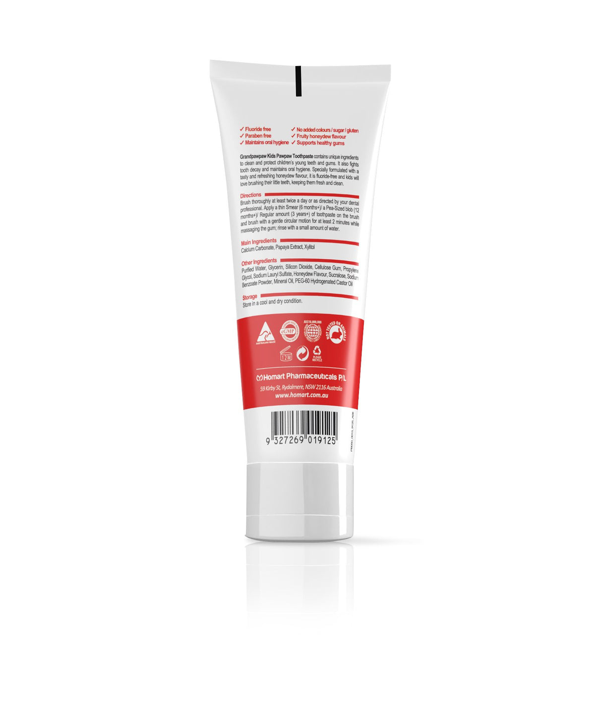 Grand Kids Pawpaw Toothpaste 50g
