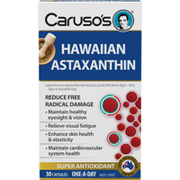 CARU HAWAIIAN ASTAXANTHIN 30C 30 Capsules | Mr Vitamins