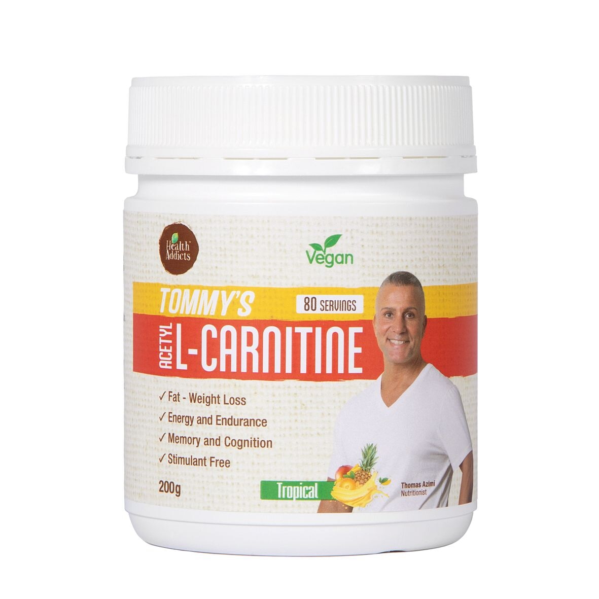 Health Addicts Tommys Acetyl-L-Carnitine