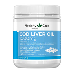 Healthy Care Cod Liver Oil 1000mg