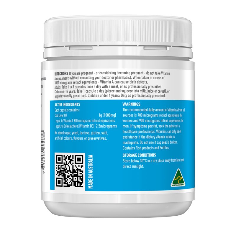 Healthy Care Cod Liver Oil 1000mg