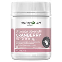 Healthy Care Cranberry Ultra Strength 60000mg 60 Caps | Mr Vitamins