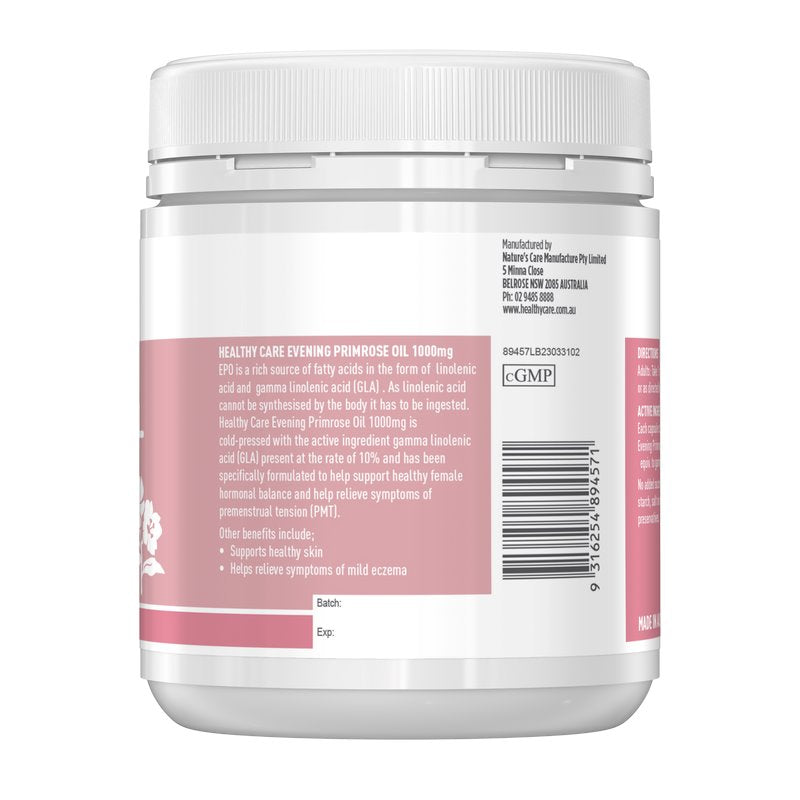 Healthy Care Evening Primrose Oil 1000mg
