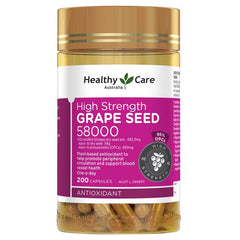 Healthy Care High Strength Grape Seed 58000