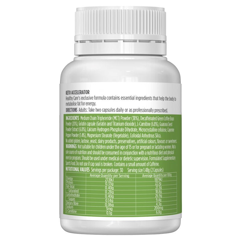 Healthy Care Keto Accelerator caps 60 Capsules