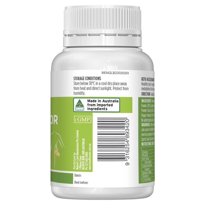 Healthy Care Keto Accelerator caps 60 Capsules