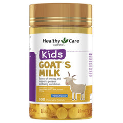 Healthy Care Kids Goat Milk Vanilla 300 Chewable Tablets