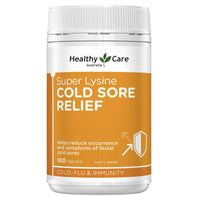 Healthy Care Super Lysine Cold Sore Relief 1000mg | Mr Vitamins