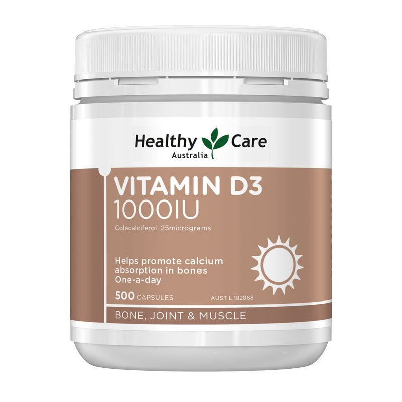 Healthy Care Vitamin D3 1000IU