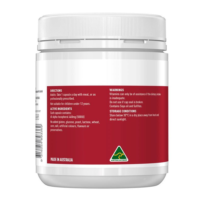 Healthy Care Vitamin E 500IU