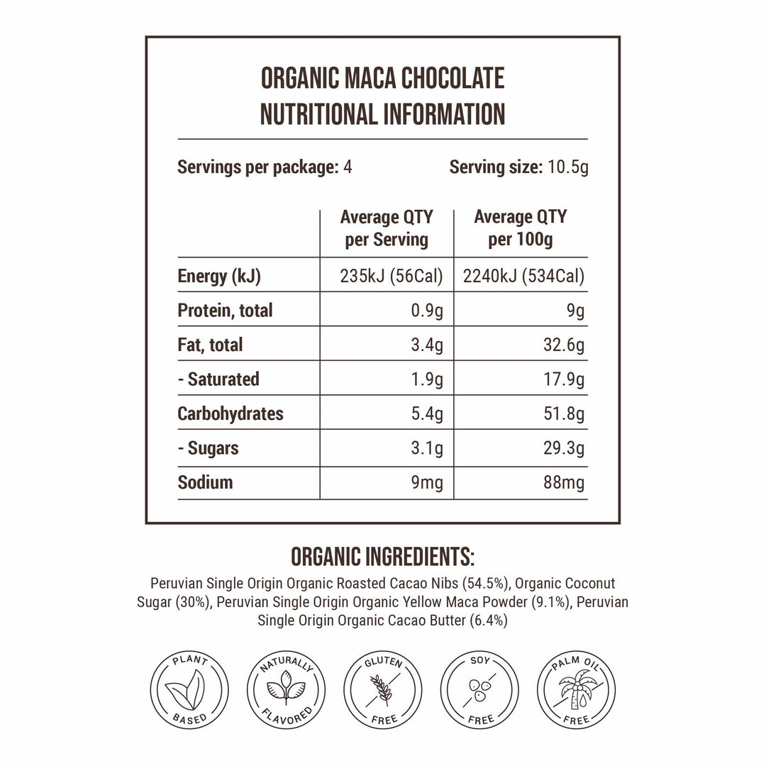 Healthy Llama Organic Maca Chocolate