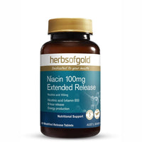Herbs Of Gold Niacin 100mg Extended Release