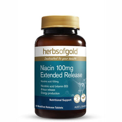 Herbs Of Gold Niacin 100mg Extended Release