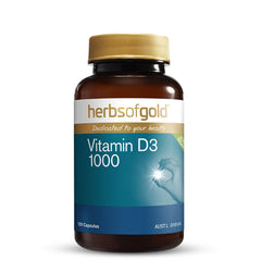 Herbs Of Gold Vegan Vitamin D3 1000