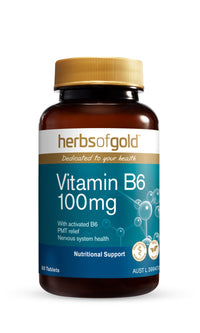 Herbs of Gold Vitamin B6 100mg | Mr Vitamins