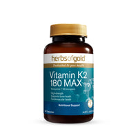 Herbs Of Gold Vitamin K2 180 Max 60C | Mr Vitamins