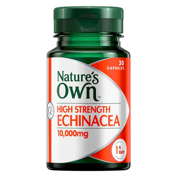 Natures Own High Strength Echinacea 10,000mg Capsules