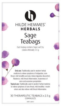 Hilde Hemmes Sage Teabags | Mr Vitamins