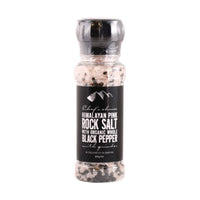 Chefs Choice Pink Rock Salt With Organic Whole Black Pepper