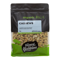 Honest to Goodness Organic Cashews