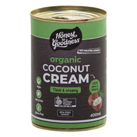 Honest to Goodness Organic Coconut Cream