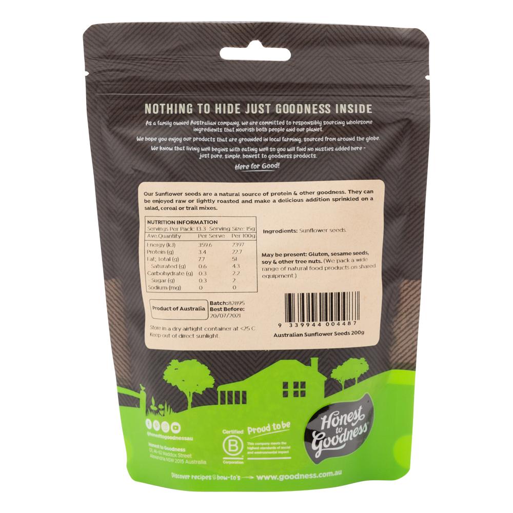 Honest to Goodness Sunflower Seeds