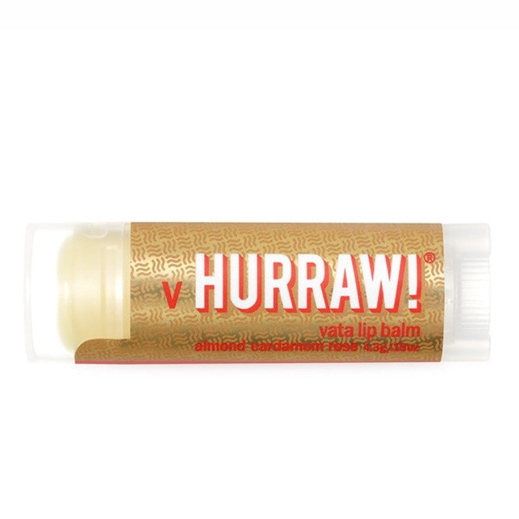 Hurraw Almond Cardamom Rose Lip Balm 4.8g