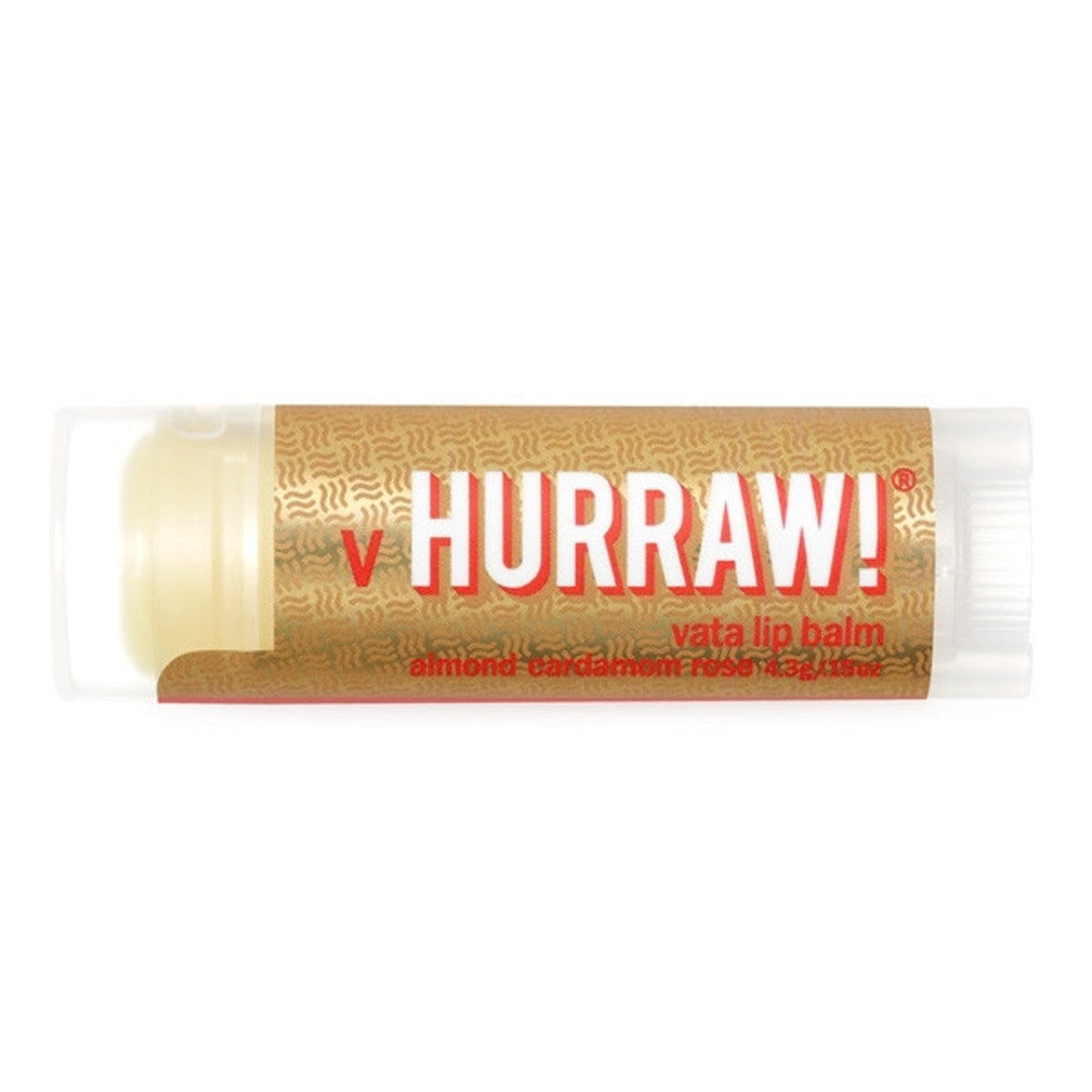 Hurraw Almond Cardamom Rose Lip Balm 4.8g