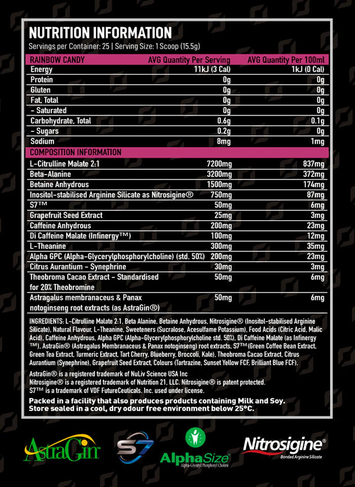 Hyperload Pre Workout by Onest Health