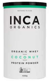 INCA Organic Whey Protein Powder- Natural 400g | Mr Vitamins